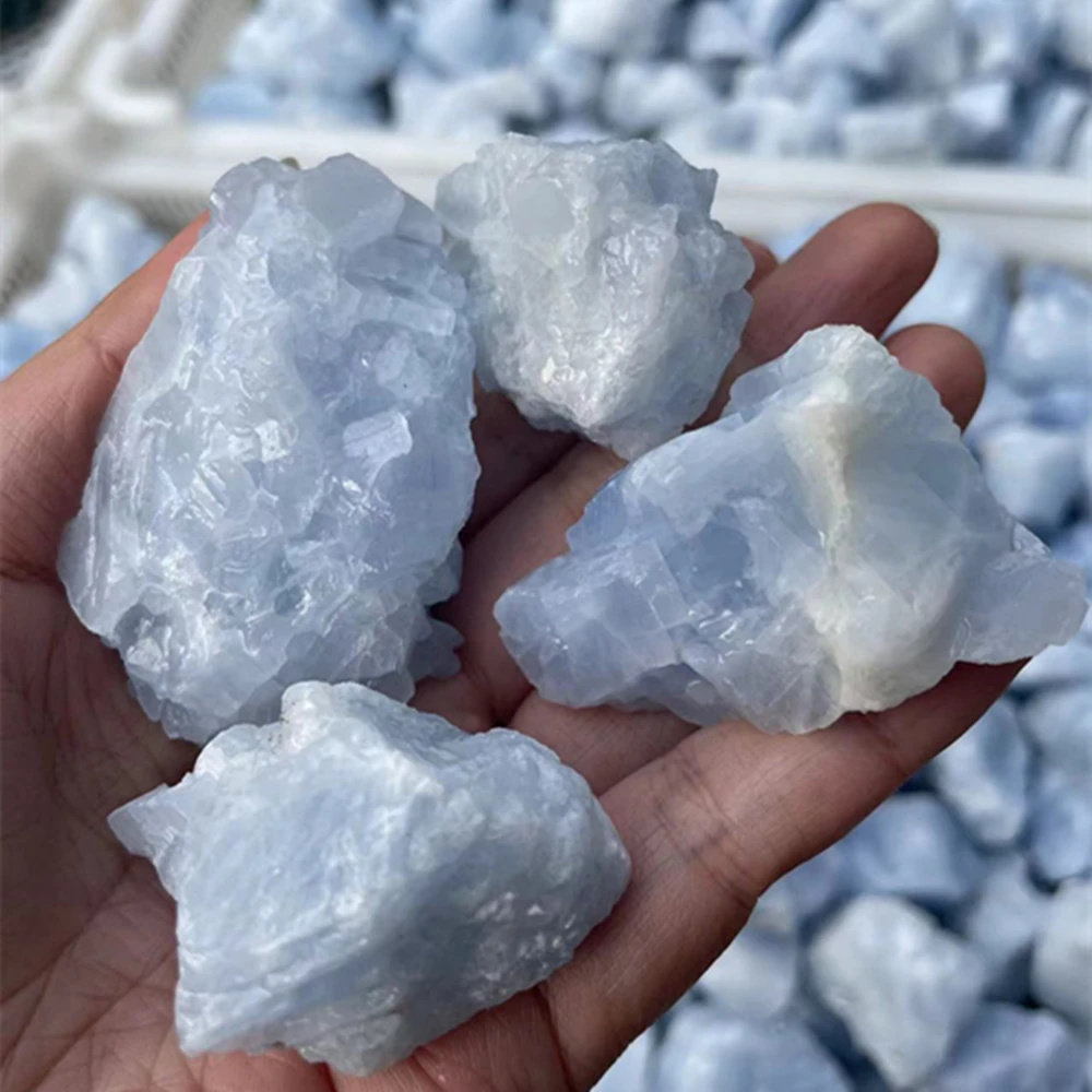 Natural Quartz Crystal Raw Crystals Healing Stones Celestite Rough For Home Decoration