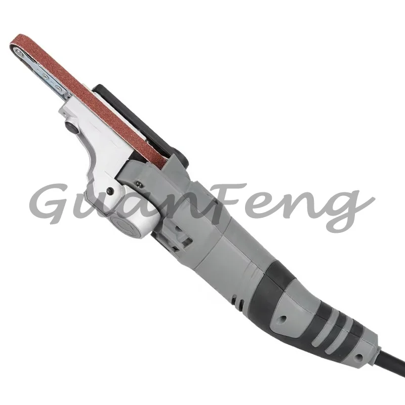 6-Speed 260W Electric Belt Sander, 10x330mm Sanding Belt Grinder, Sharpening Power Tool