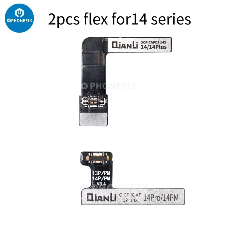 Qianli Kabel Flex baterai iCopy Plus/Apollo FPC kabel eksternal untuk iPhone 11-14 korektor baterai kesalahan peringatan kesehatan penghilang