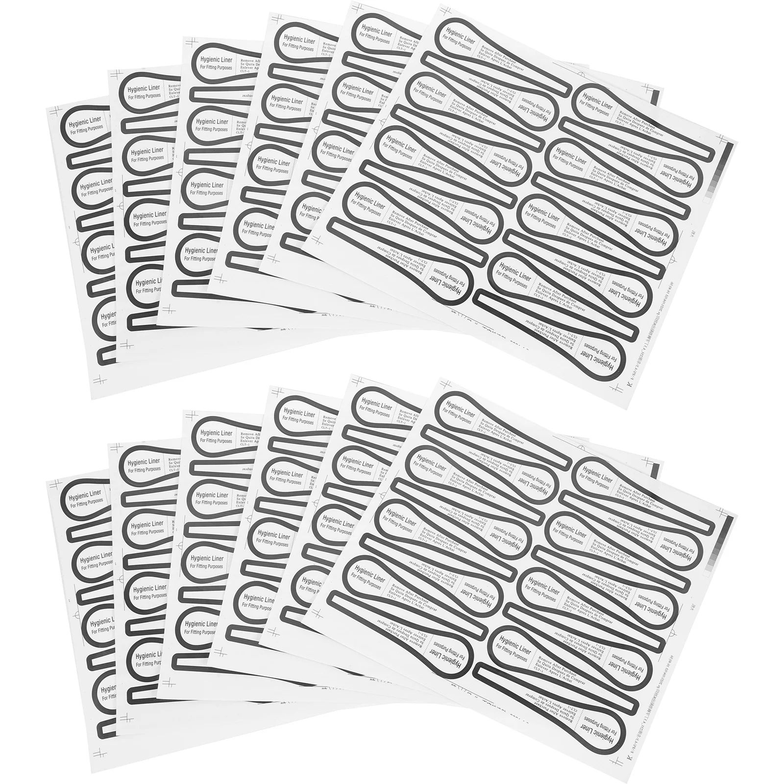 

100 шт. цветные прозрачные наклейки, клейкие защитные подкладки для купальников, трусики 0 7x3x11, 5 см, многоразовые, легкие