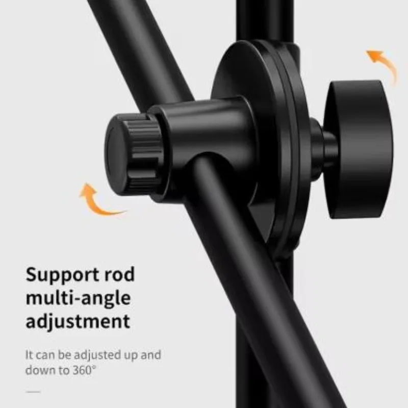 Single Position Phone Holder With Scalable Rod Raised & Lowered Freely Universal Phone Stand For iPhone Xiaomi Huawei Samsung