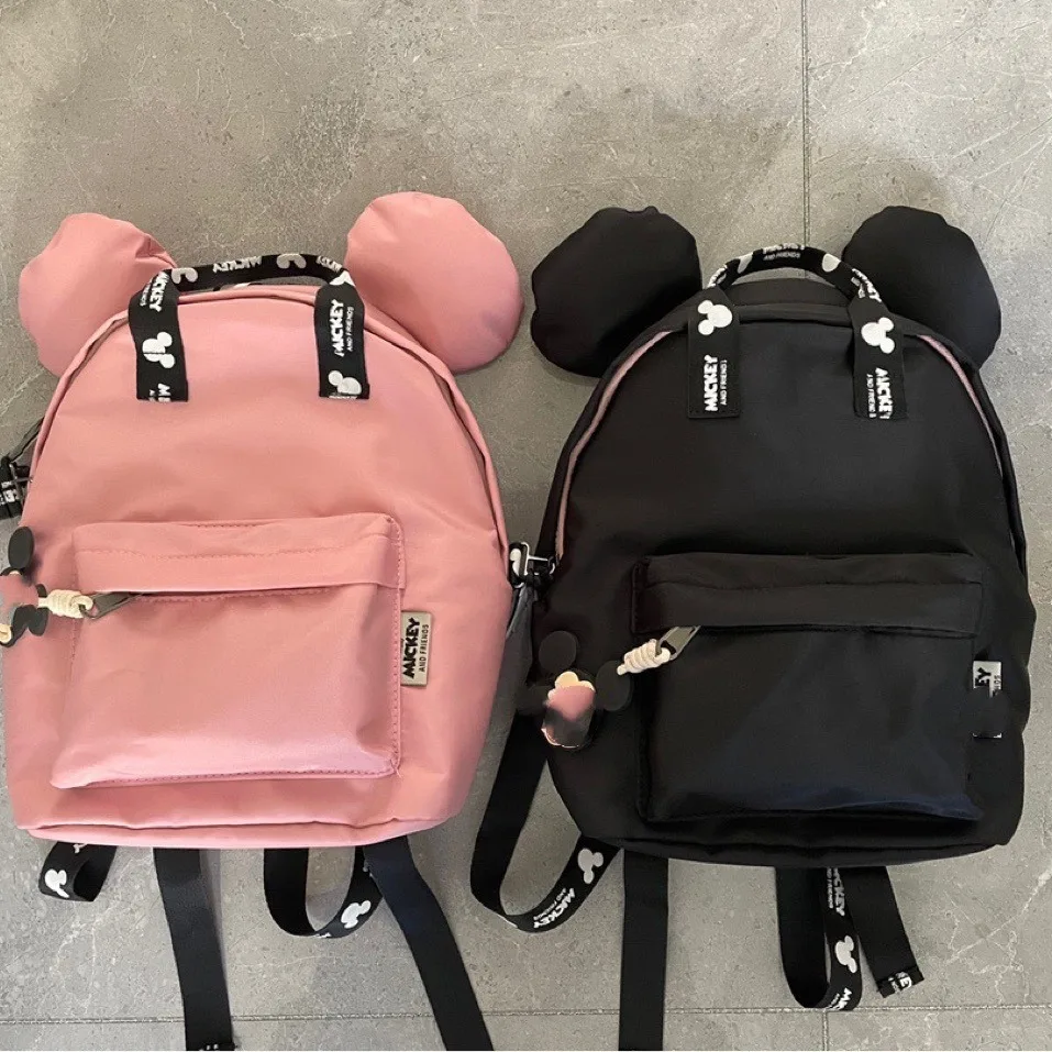 Disney-mochila escolar de lujo para niños, para guardería morral pequeño de Mickey, regalo para niños, nuevo estilo