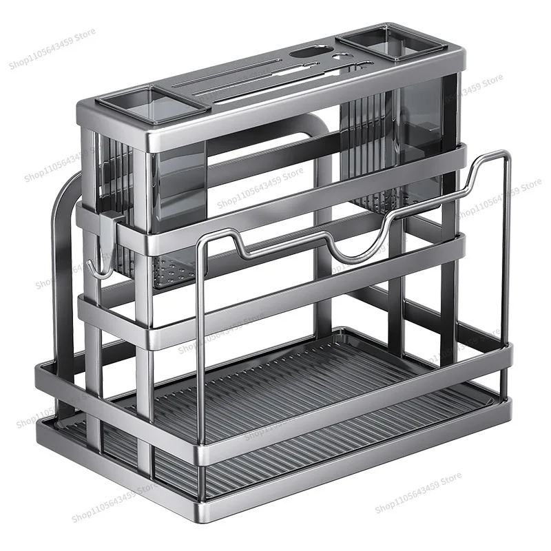 For Kitchen knife holder, storage rack, countertop, multifunctional kitchen knife and chopstick integrated storage rack