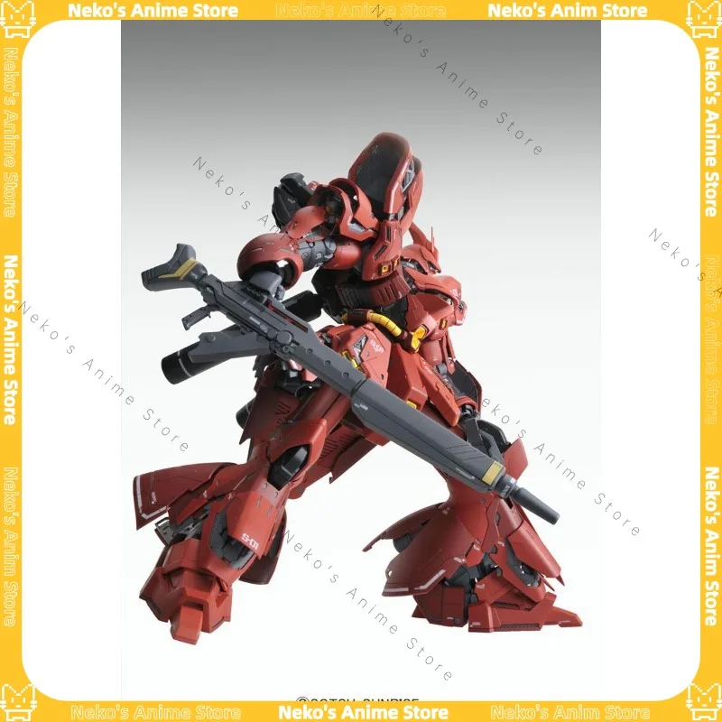 【Disponibile】BANDAI MG 1/100 Sazabi Gundam Char's Ver.Ka Modello Kit Action Figure Anime Modello Desktop Doll Da Collezione Regalo