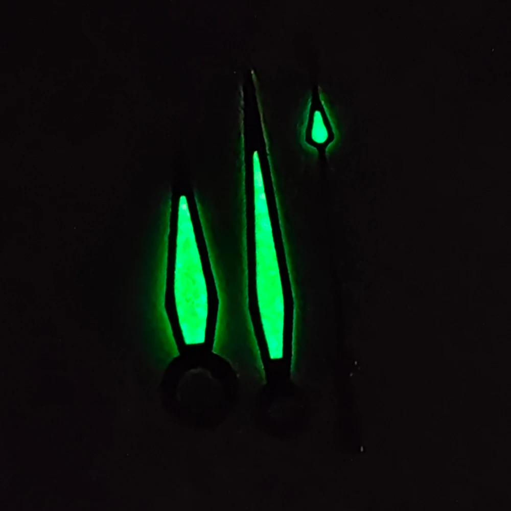 NH35 Hands High Quality Golden Hand Watch Hands Green Luminous Hands Watch Accessories for NH35/NH36/4R/7S Movement image 2