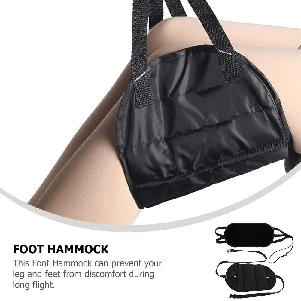 

2Pcs Foot Memory Cotton Flannel Adjustable Airplane Footrest for Short People Flight Airplane Footrest Travel Compact