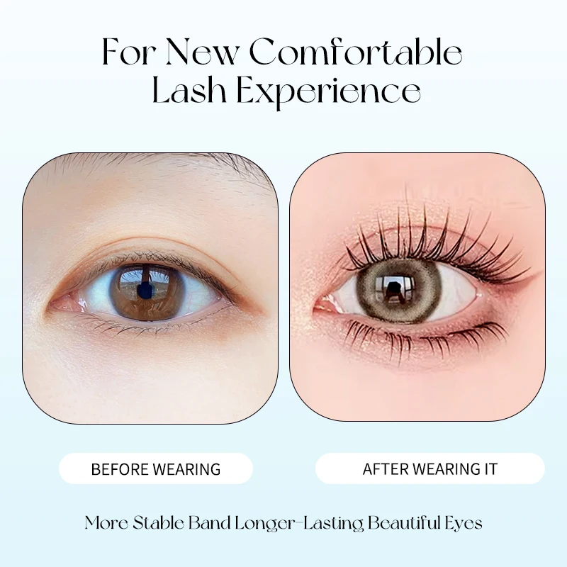 48 Ciglia autoadesive a grappolo Ciglia a grappolo Senza colla Ciglia individuali Cluster di ciglia morbide Ciglia autoadesive riutilizzabili