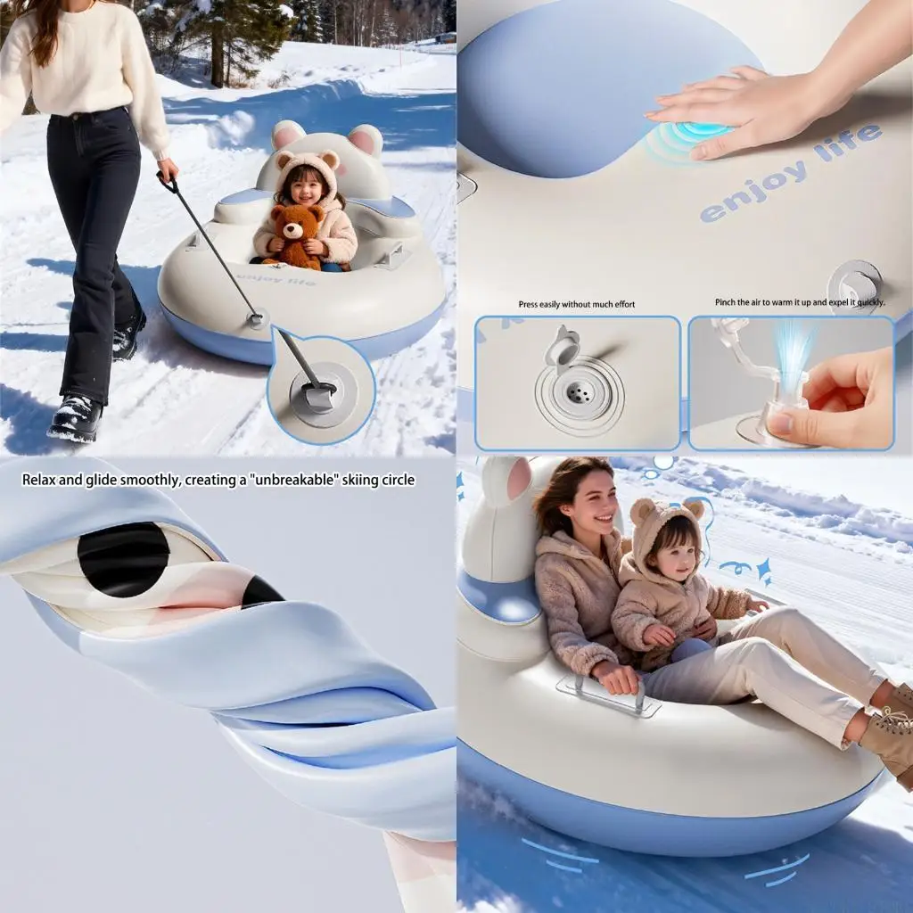 

U2JB Универсальная трубка для зимних видов спорта с поддерживающей спинкой и морозостойкой конструкцией для альпийских