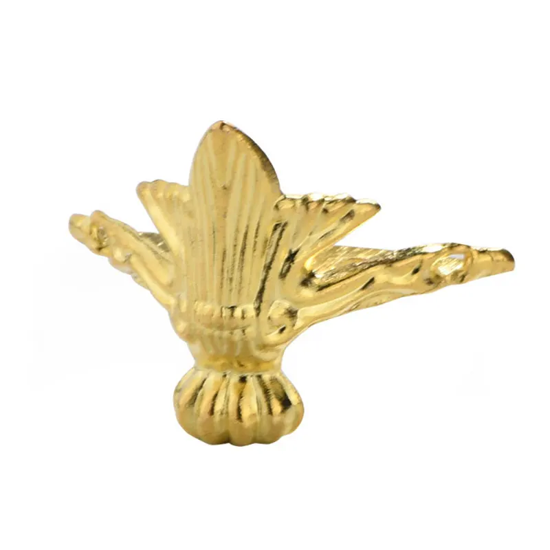 Protecteur d\'Angle Antique en Alliage D.lique, Coffre à Bijoux, Caisse en Bois, Pieds Décoratifs, Jambe, Matériel, 1 Pièce