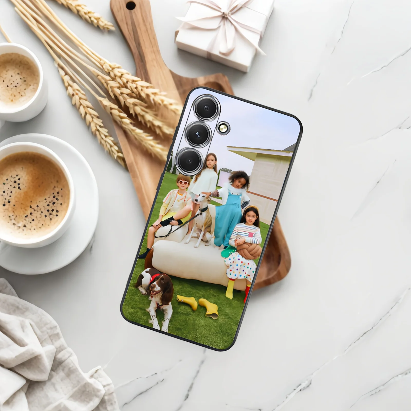 Capa de Telefone DIY com Foto para Samsung Galaxy S20 Ultra Plus S21 S22 S23 S24 S25 S26 A35 A52 A53 A54 A55, Capa Traseira Macia e à Prova de Choque