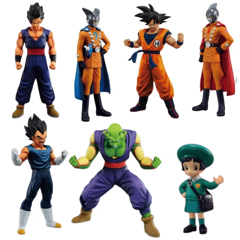 

Bandai Original Anime Dragon Ball Ichiban Kuji SUPER: HERO Son Gohan Goku Vegeta Pan Piccolo Gamma 1 2 Action Figures Model Gift