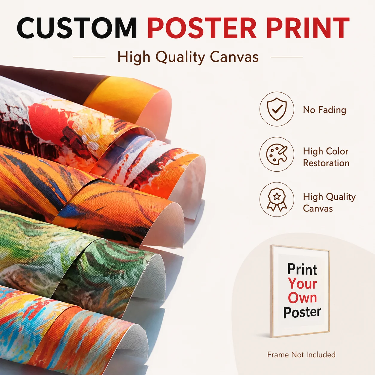 Impressões em Tela Personaliza - Anime Poster Print avaliação e preço