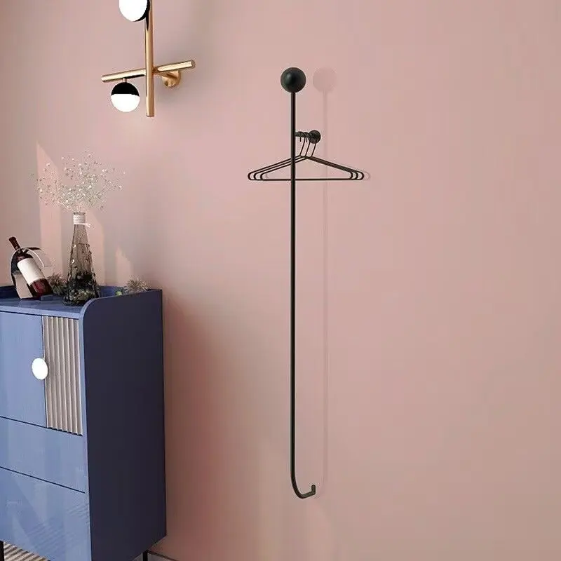 Wall Luxury Coat Racks Clothes Space Saving Organizer Open Living Room Display Hotel Coat Racks