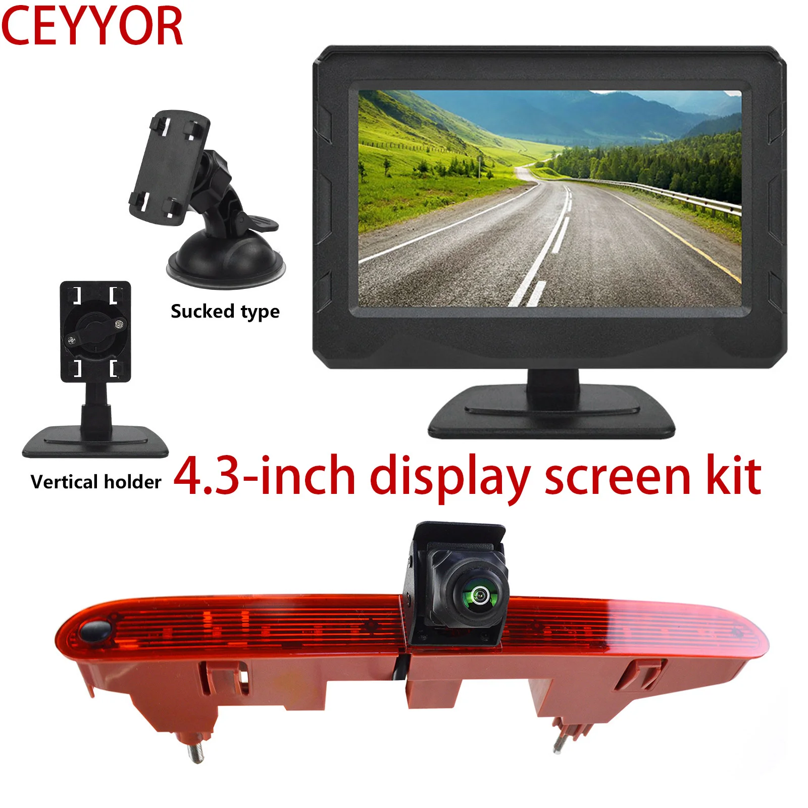 for Car Brake Light Rear View Reverse Camera For Citroen Berlingo Peugeot Partner II 2008-2016 Waterproof Backup Camera