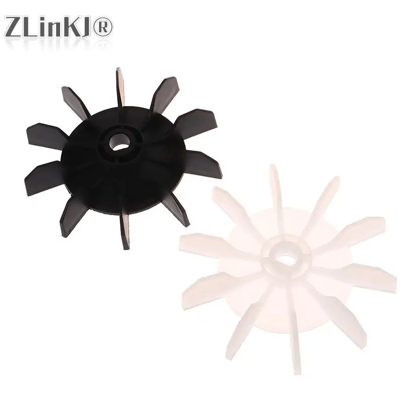 1Pcs Plastic Air Compressor Fan Blade Replacement Air Pump Motor Cooling Fan Accessories Power Tool Part Black/White