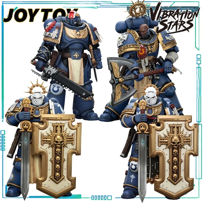 

JOYTOY Genuine WARHAMMER 40,000 Series Extreme Warrior Titus，Torvald，Levantus，Metaros Finished Product Movable Model