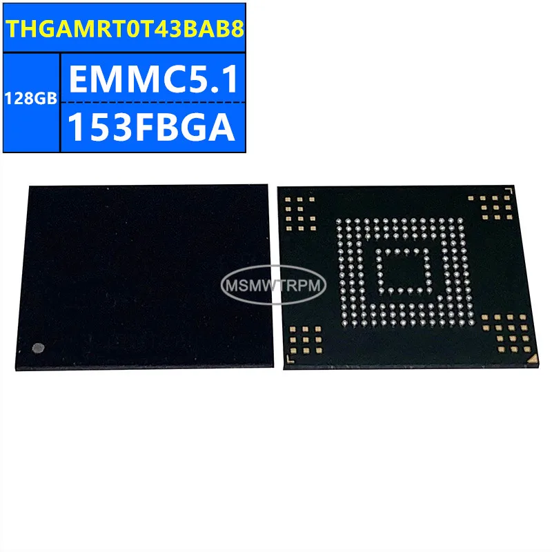 

THGAMRT0T43BAB8 THGAMRT0T43BAA8 EMMC5.1 128GB 153FBGA Memory Chip IC Electronic Components New Original