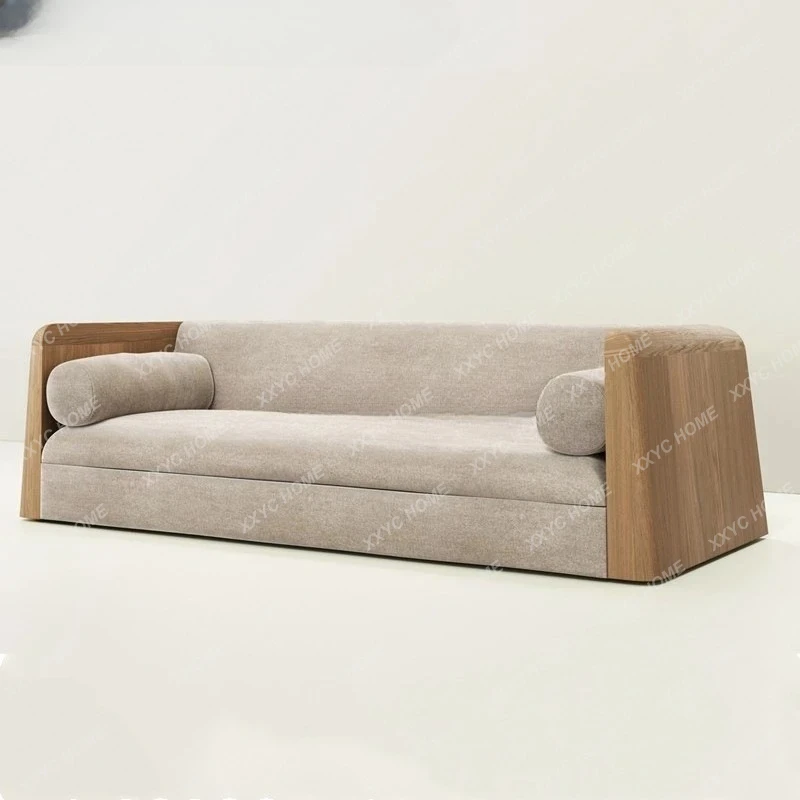 

Тканевый диван для гостиной в стиле лофт, двух- или трехместный, в средневековом стиле, для гостиниц и клубов, модель для демонстрационных комнат