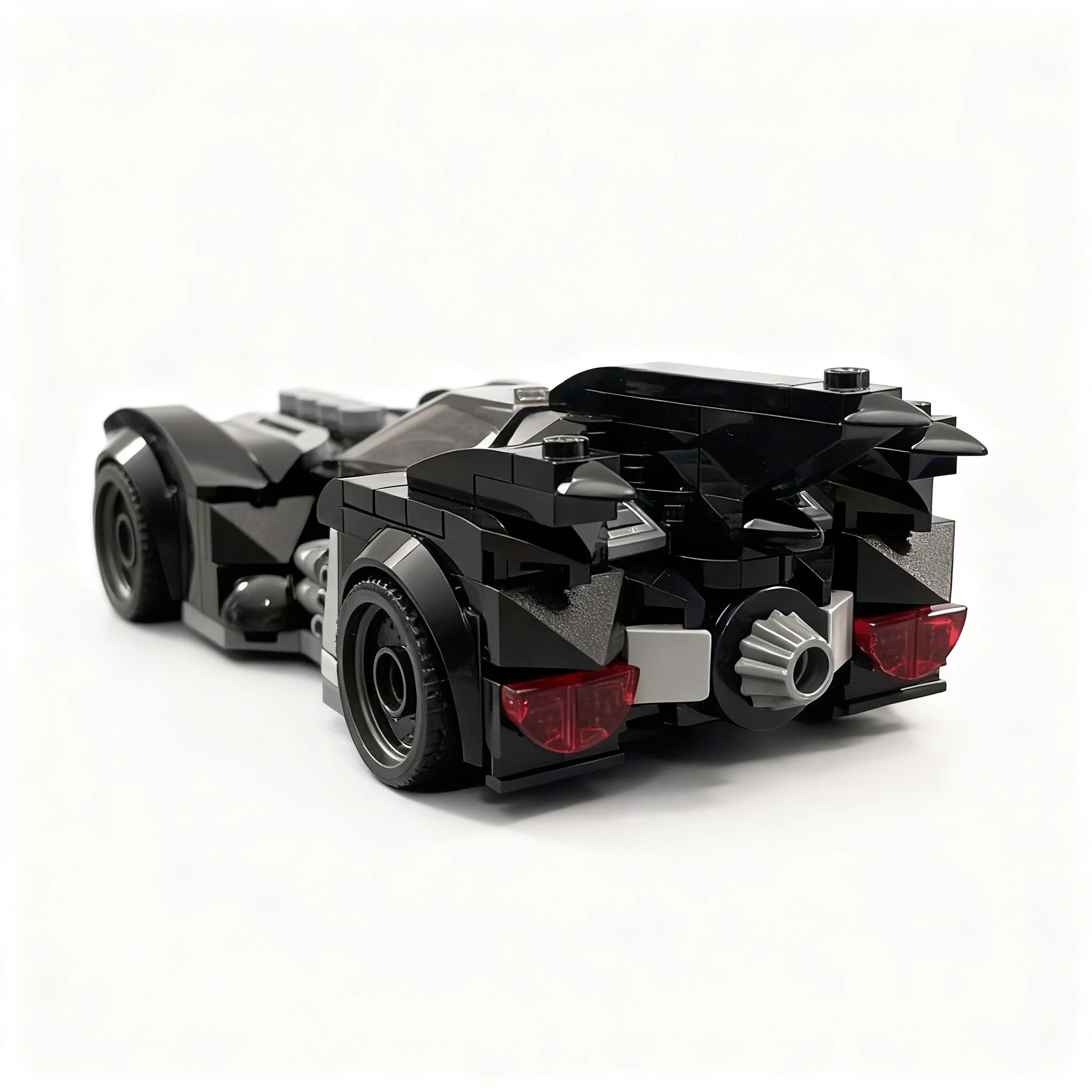 332pcs MOC Super Heroes DC Bat Arkham Asylum Batmobiles Model Building Blocks Assemble Art Brick Craft Idea Creative Birthday view 5
