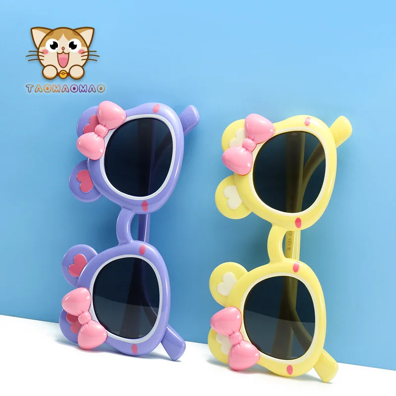 

Children Sunglasses Lovely Cat Face Boys Glasses Red Party Decoration Kid Polarized Eyewear Vintage Design Gafas De Sol Mujer