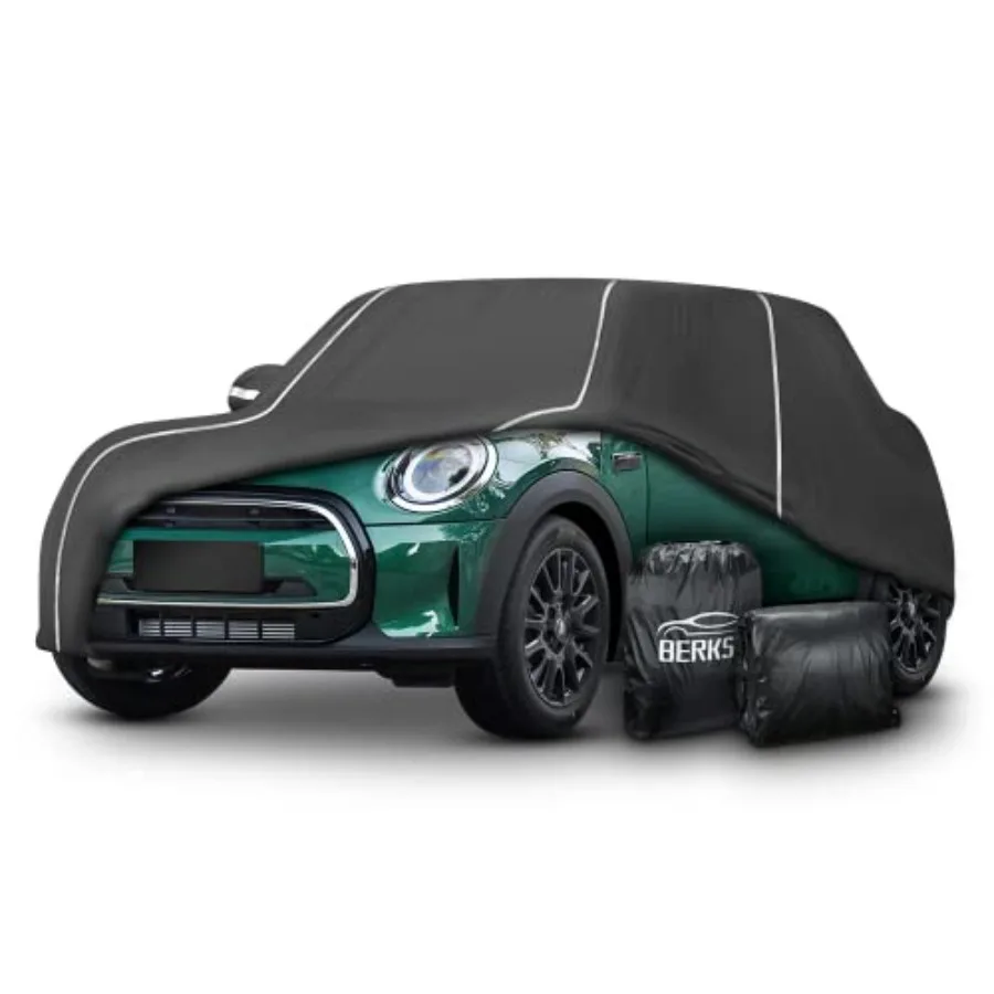 

Waterproof car cover for Mini Cooper/Cooper S 2-Doors 2002-2024,polyester blend, black, 6-layer all-weather protection with sto