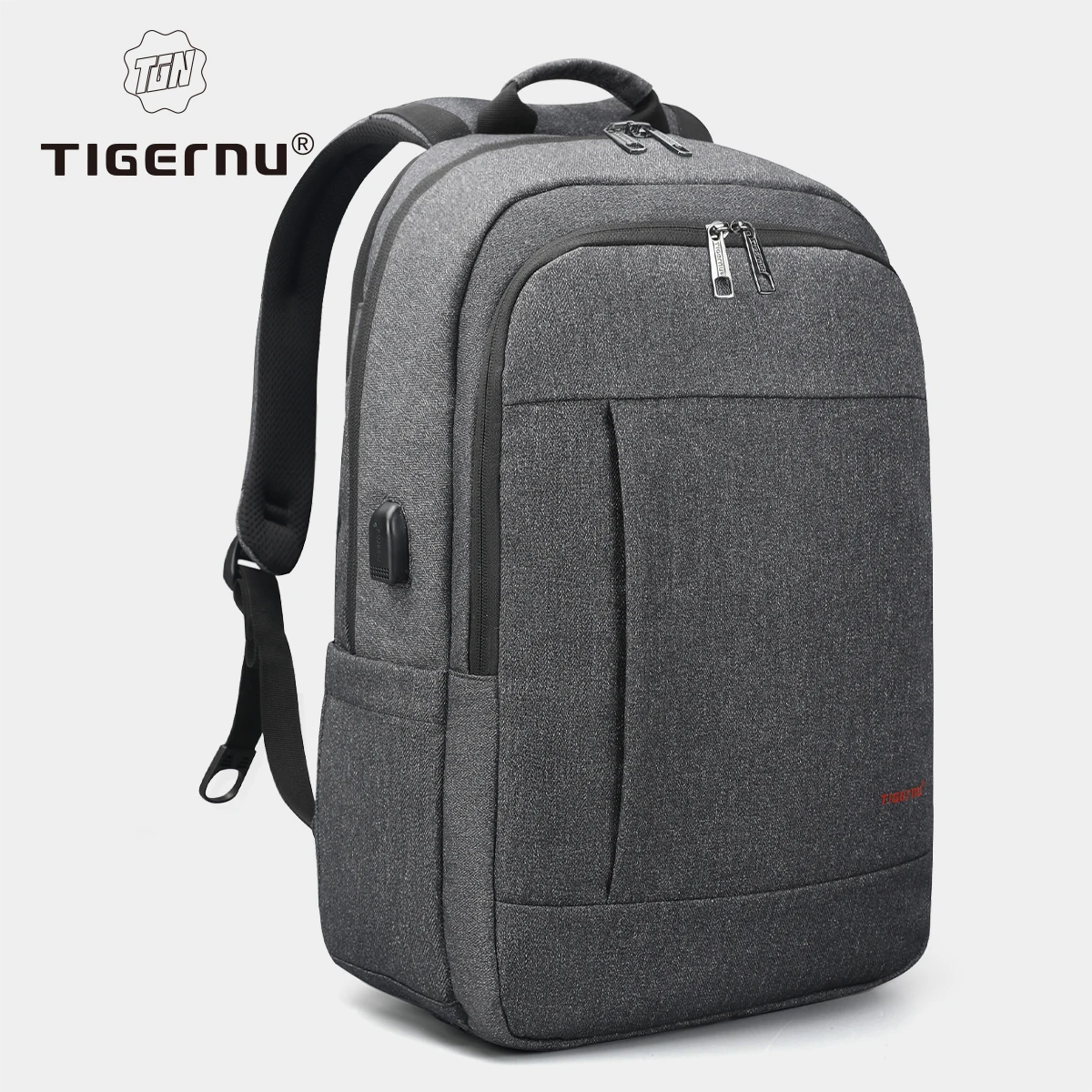 Tigernu Anti Theft USB Backpack 17inch Laptop Backpack For Men Boy Schoolbag Female Male Travel Mochila Business Backpack Bags