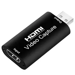 Tarjeta de captura de vídeo 4K compatible con USB 2,0, grabador de vídeo en vivo, caja de grabación para PS4, XBOX, teléfono, juego, DVD, cámara HD