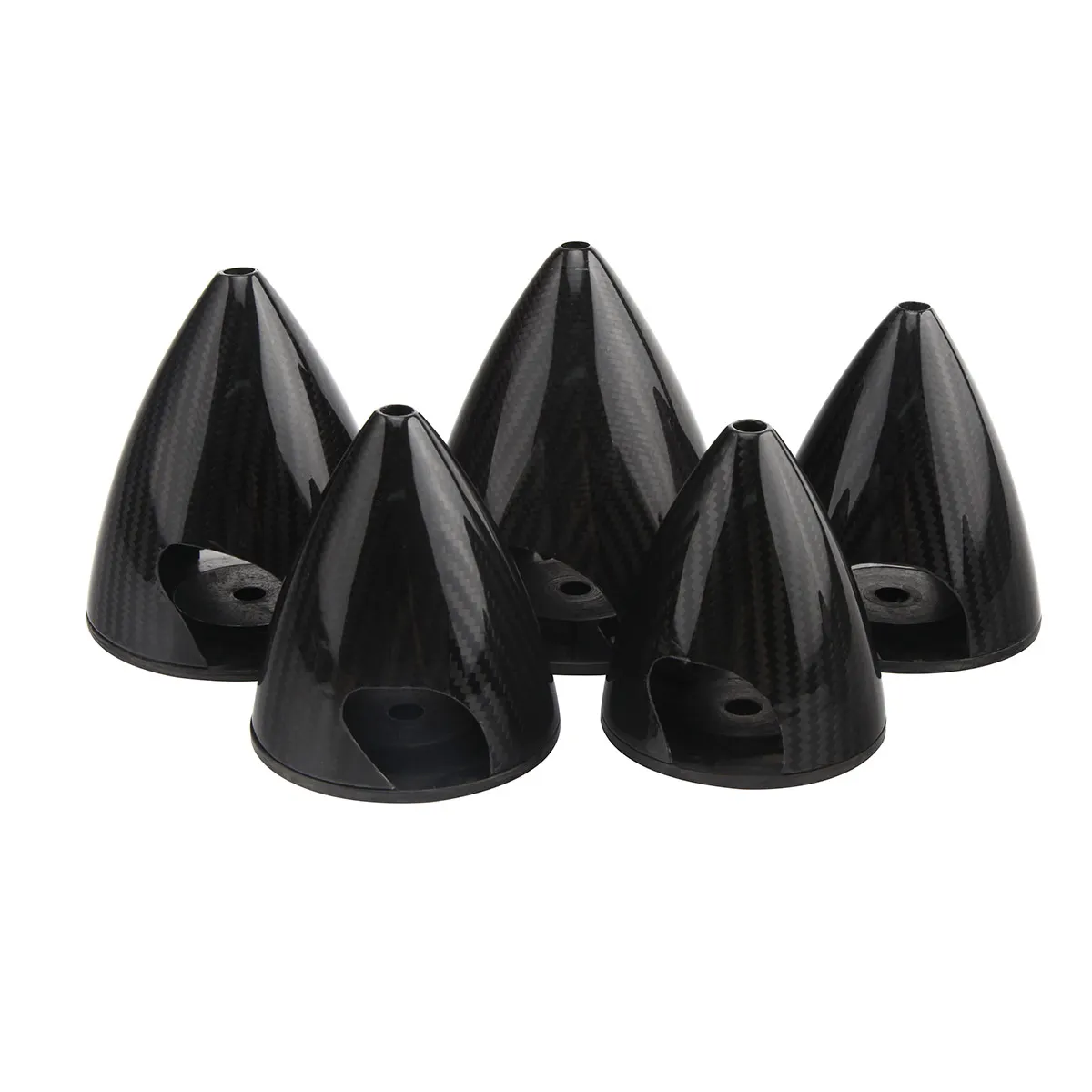 Carbon Fiber Spinner Cone CCW For RC Gas Airplane 2 Blades Propeller 1.75