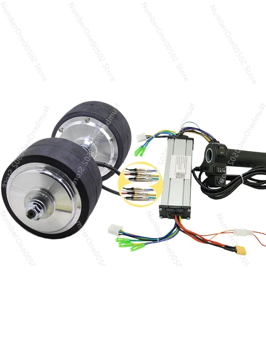 4-inch brushless speed control motor 113 toothed wheel hub reduction motor DC low-speed large torque rail