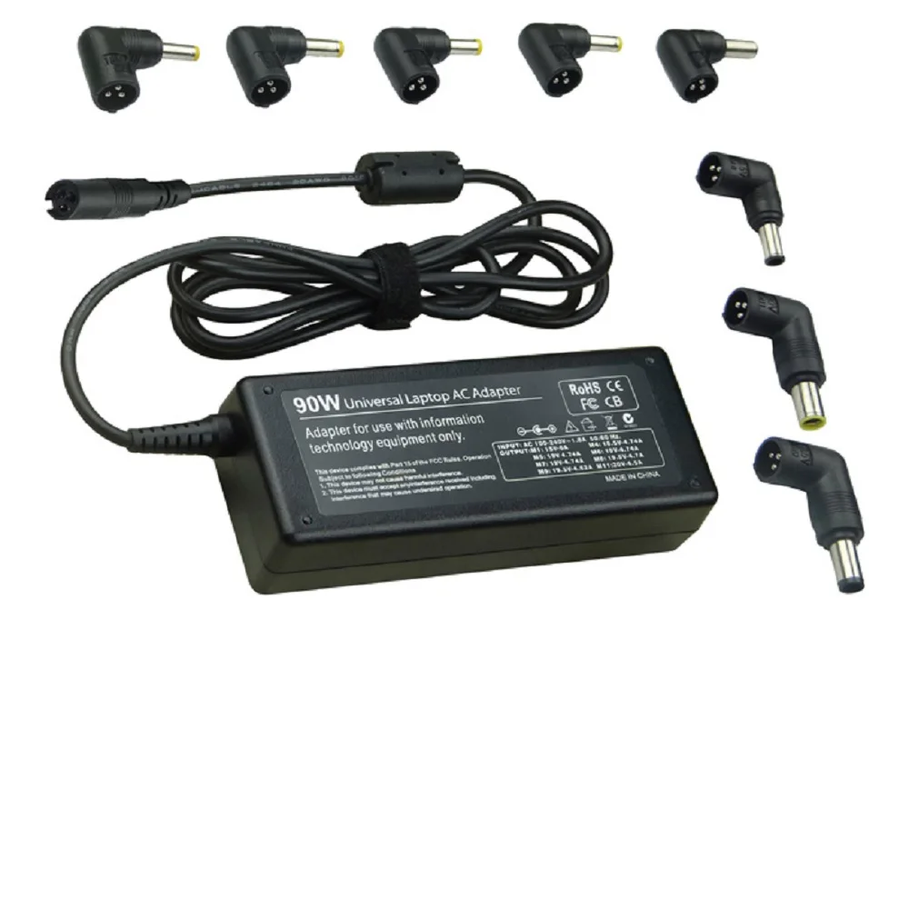 

90W Universal Laptop Charger for HP Stream ENVY x360 Dell Latitude Inspiron XPS Chromebook Acer Aspire Swift Asus lenovo Sony