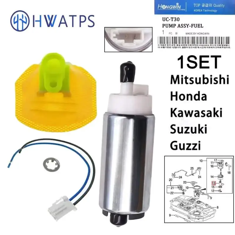 

1SET MR968070 1760A029 15420-24FB0 UC-T30 Fuel Pump Fuel Filter Wire Plug For Mitsubishi Airtrek / Outlander CU2W CU4W CU5W