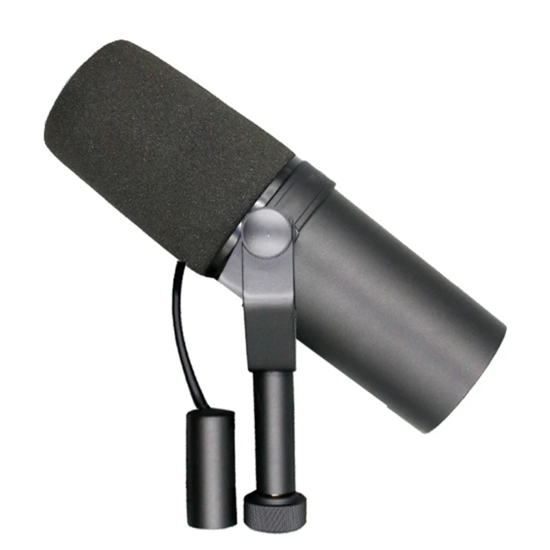 SM7B Cardioid Studio Microphone Corded Dynamic Mic with Enhances Electromagnetic Resistance for Podcasts Streaming