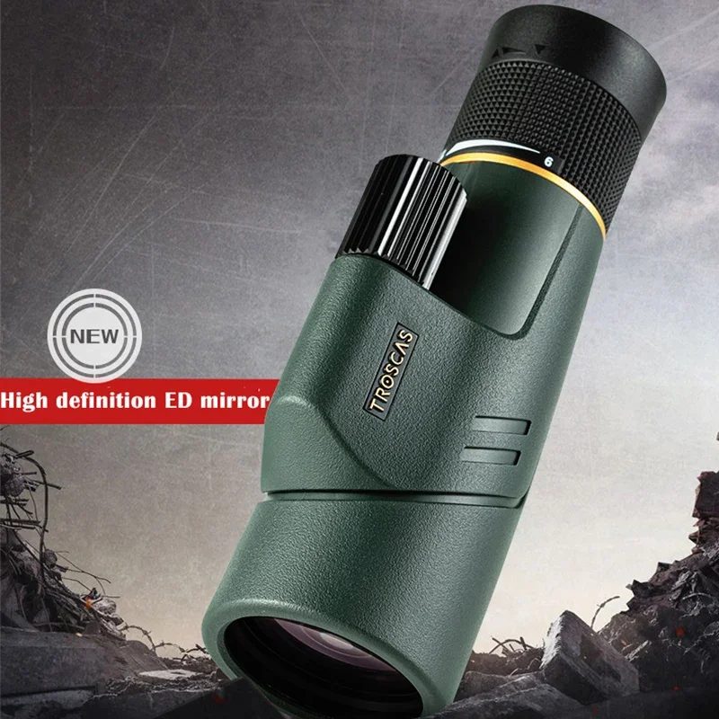 Professional Long Range Monocular Telescope Waterproof Hunting Scopes Portable Lightweight for Camping Travel Troscas 9-27X50ED