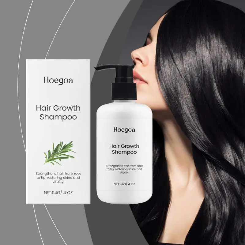 Rosemary Hair Shampoo Anti Dandruff Oil Control Refreshing Fluffy Hair Scalp Care Repair Split Ends Nourishment Hair Cleaning