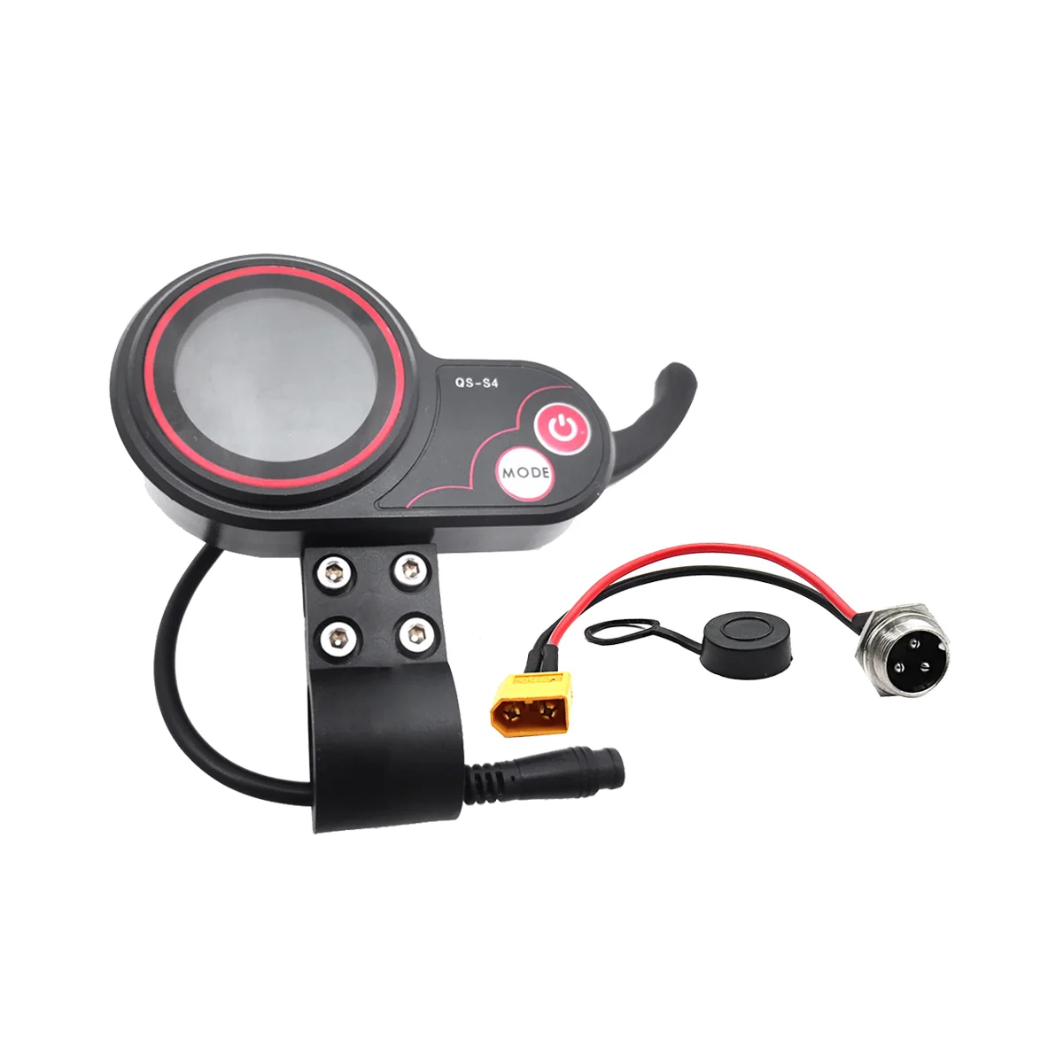 QS-S4 72V Thumb Throttle LCD Display Meter+XT-60 Cable Only for Zero 11X Electric Scooter 6PIN Display Accessories