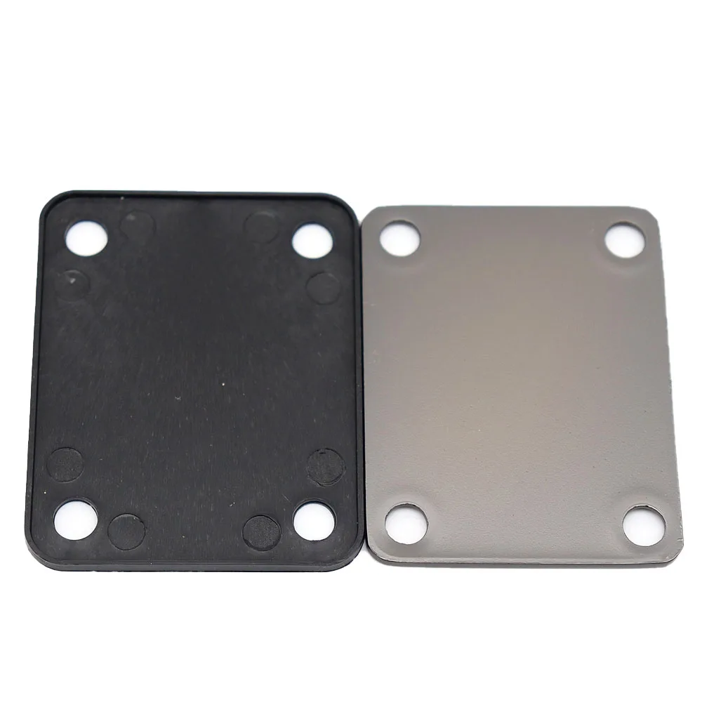 1 Set E-Gitarren-Halsplatte mit Schrauben für ST TL Gitarre Jazz Bass Ersatz-Gitarrenzubehör 7 Farben – Detail 4