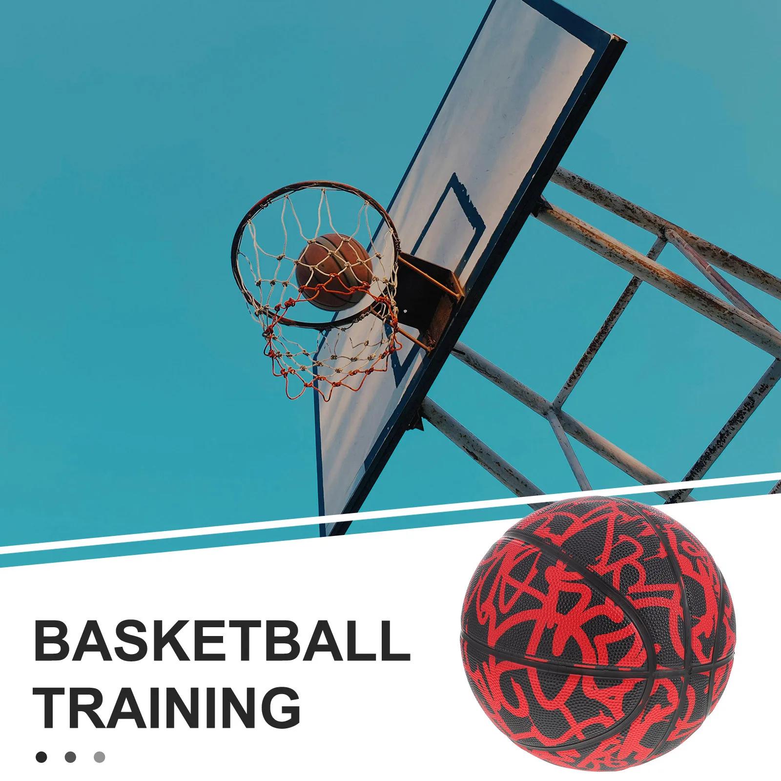 Прочный баскетбольный мяч из искусственной кожи с граффити для игр в помещении и на открытом воздухе. Улучшенная производительность. Идеально подходит для всех возрастов. Тренировка по уровней навыков.