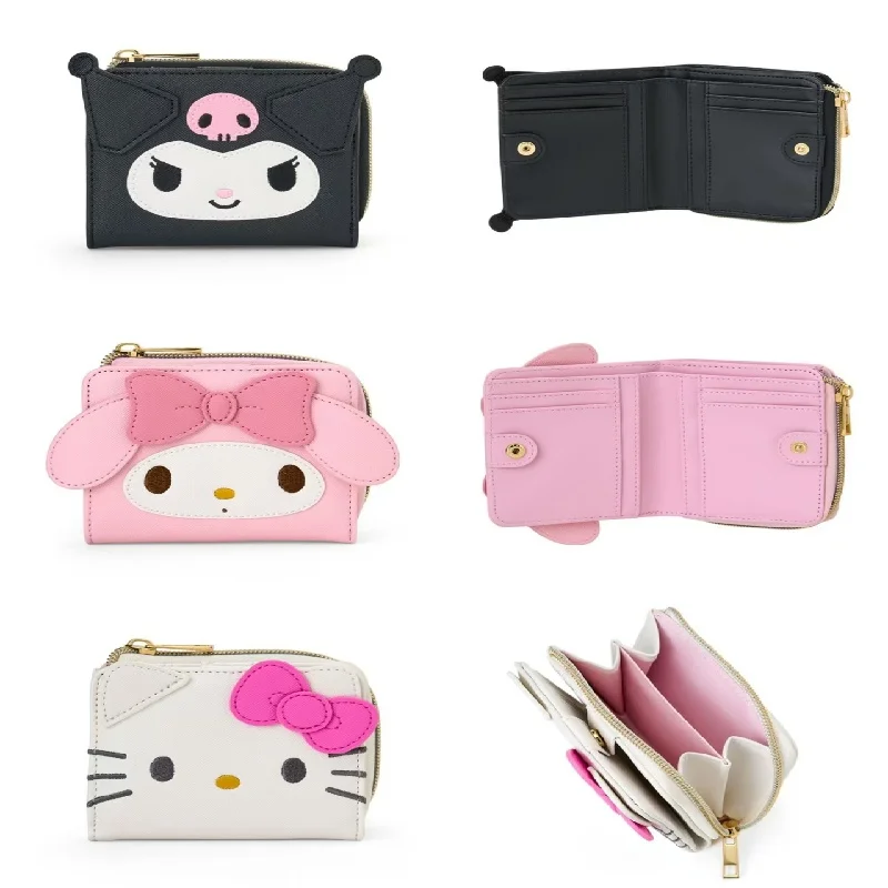 

2025 Hello Kitty Coin Purse, Creative Small Wallet, My Melody, Kuromi, Keychain Wallet, Lipstick Purse, Kawaii Clutch