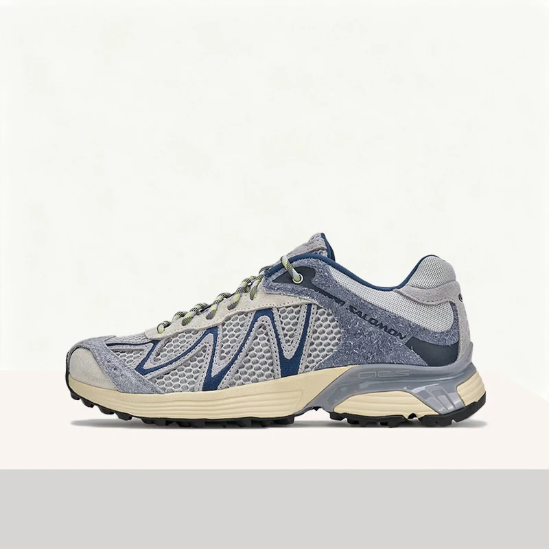 Salomon XT-WhisperFG: Soft, Responsive, Versatile, Durable, and Lightweight Low-Top Running Shoes (Unisex)  Blue-Gray  491426