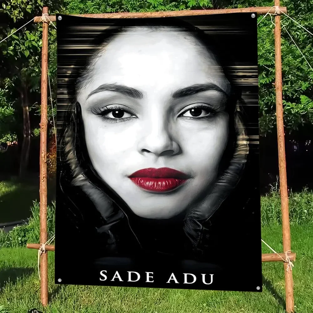 

Singer Sade Adu Flag DIY Flag For Family Group Party Living Room Home Dorm Decor Wall Art Decor Banner