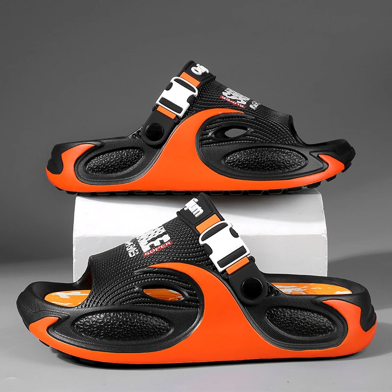 Summer New Design Men's Massage Slippers Indoor Outdoor Sandals Beach Men Casual Shoes EVA Soft Slides Male Couple House Slipper