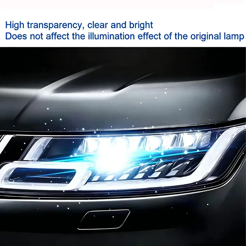 Gloss Smoked Black Fit For GEELY STARRAY EM-i 2025-2026 TPU Soft Pre Cut Anti Scratch Vinyl Headlight Protect Accessory