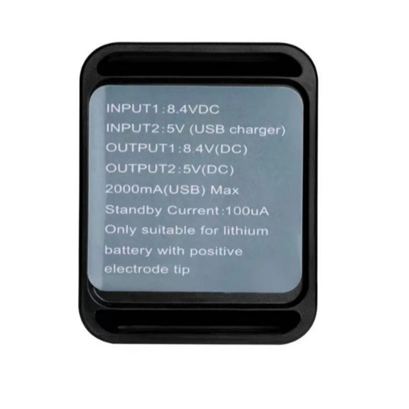 Bike Headlamps Energy Storage Case 21700 Battery Pack Holder Case with USB Output