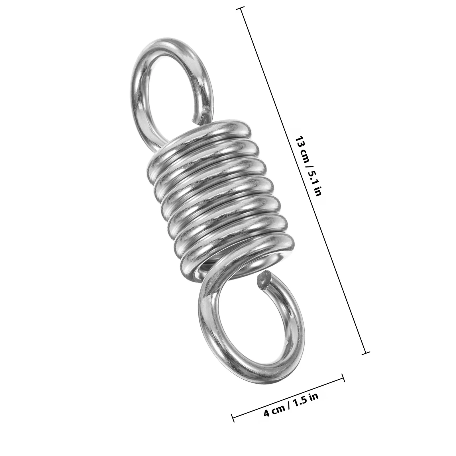 2Pcs Heavy Duty Compression Spring Hammock Fixing Spring Metal Swing Chair Porch Swing Outdoor Hanging Suspension Replacement
