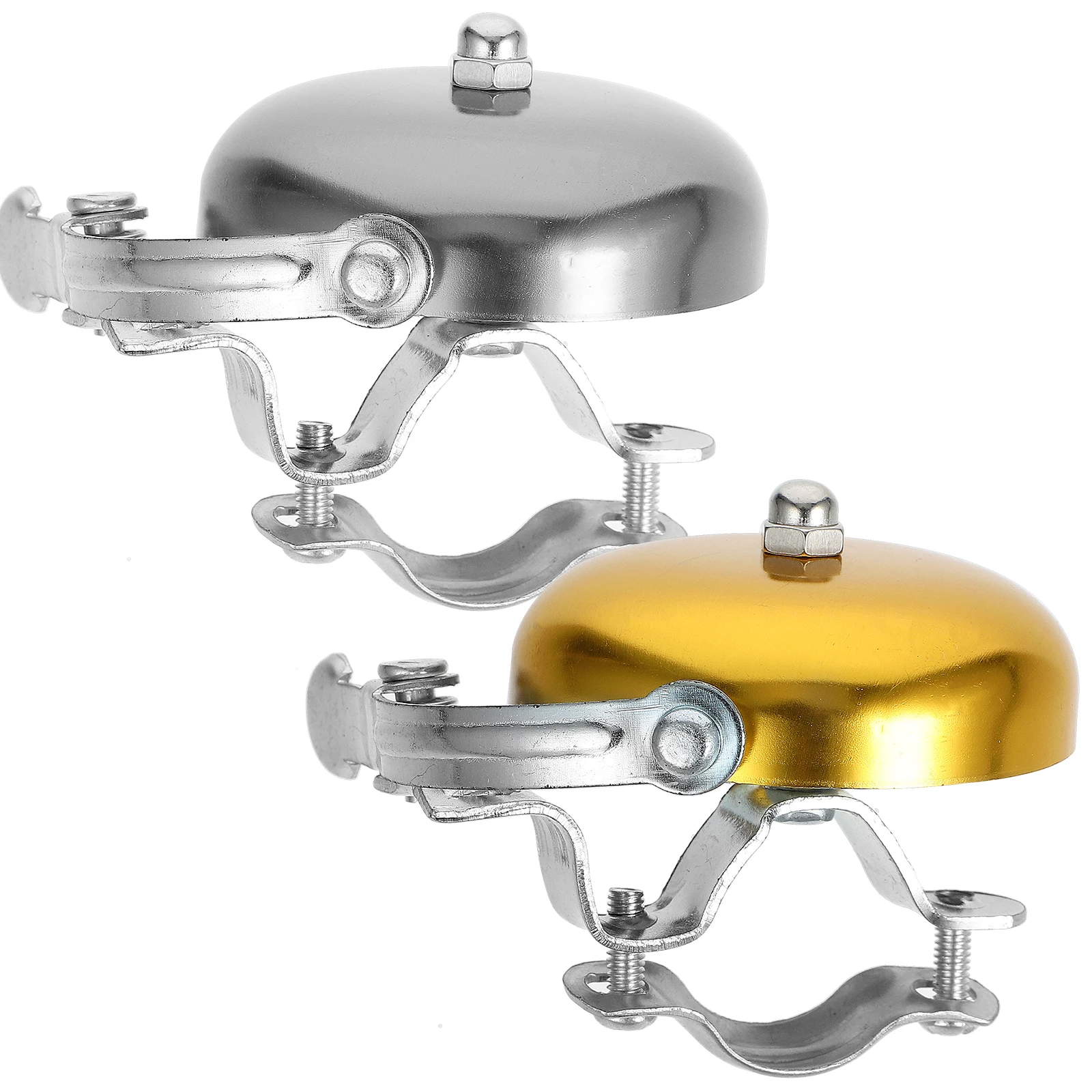 

2pcs Bicycle Accessories Retro Aluminum Alloy Road Bike Bell Durable Anti-Loss Ringing Bells Portable for Mountain Folding