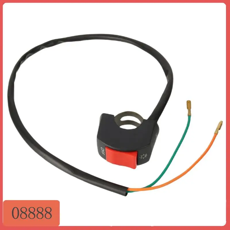 Motorcycle On/Off Switch Waterproof Motorcycle Scooter Second-line Headlight Mount Handlebar Switch Moto Accessorie