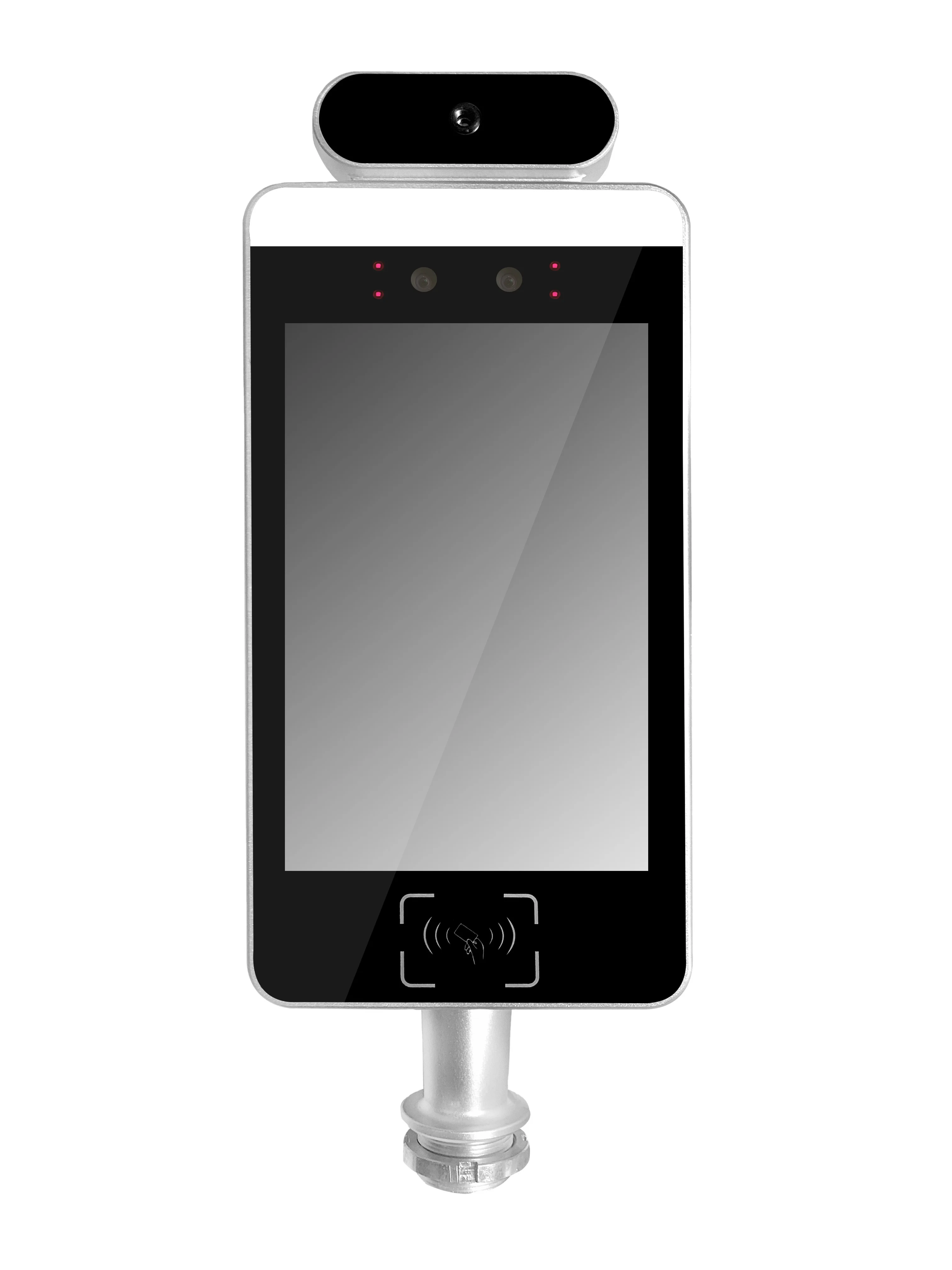 Reconnaissance faciale de présence de temps de contrôle d'accès avec logiciel d'accès Android de test de température