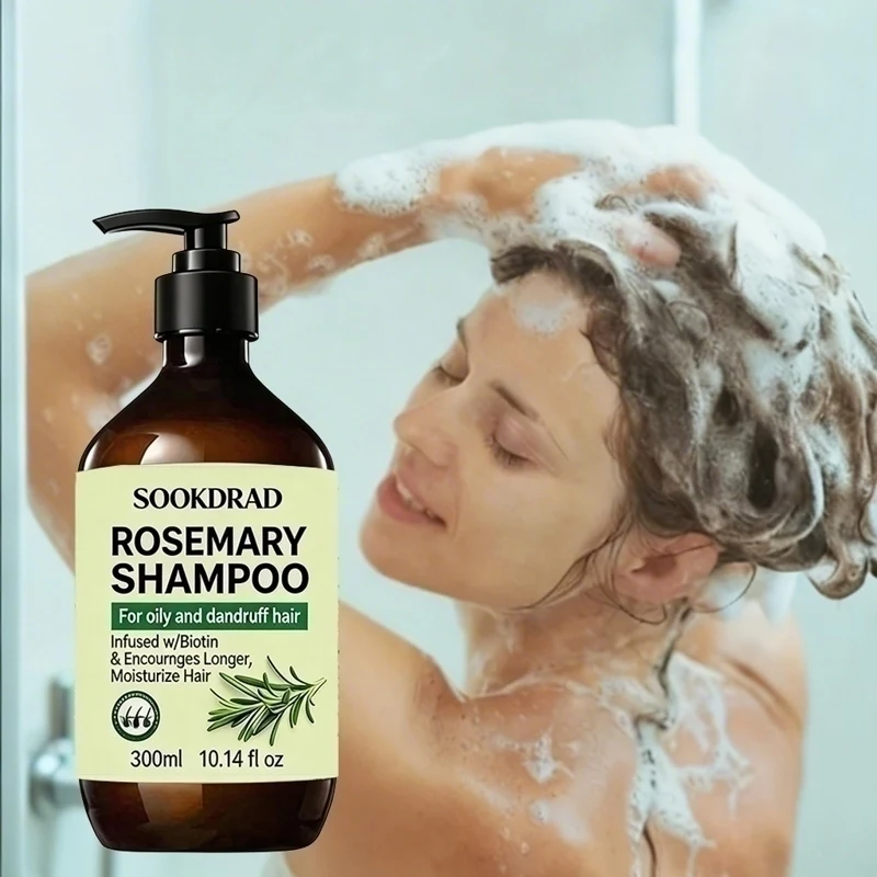 Rosemary Shampoo, Reduces Flaking, Soothes Itch, Lightweight, Daily Care