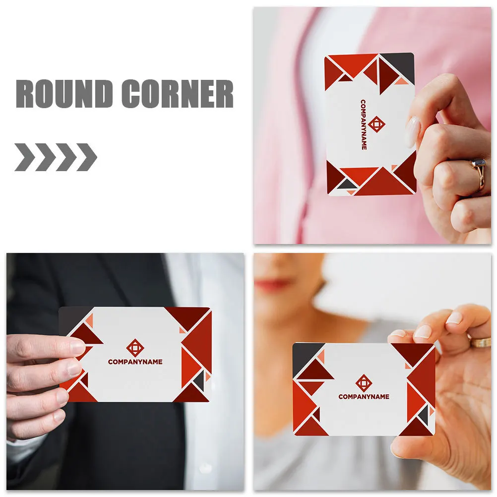 50Pcs Blank Aluminum Business Cards Metal Alloy Sublimation Blanks Double Sided DIY Name Card Engraving Business Cards