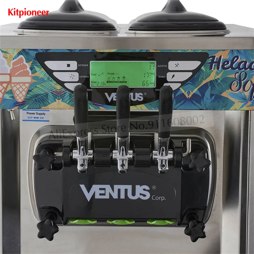 1-delige back-upring zwarte cirkel afdichting pakking nieuw onderdeel van VENTUS Soft Ice Cream Machine-accessoire